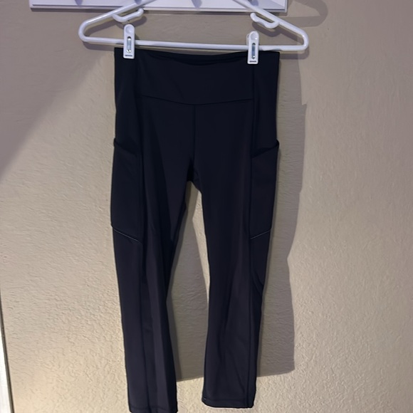 Lululemon leggings womens Speed Up Crop (21") Midnight Navy size 4 - Picture 9 of 12